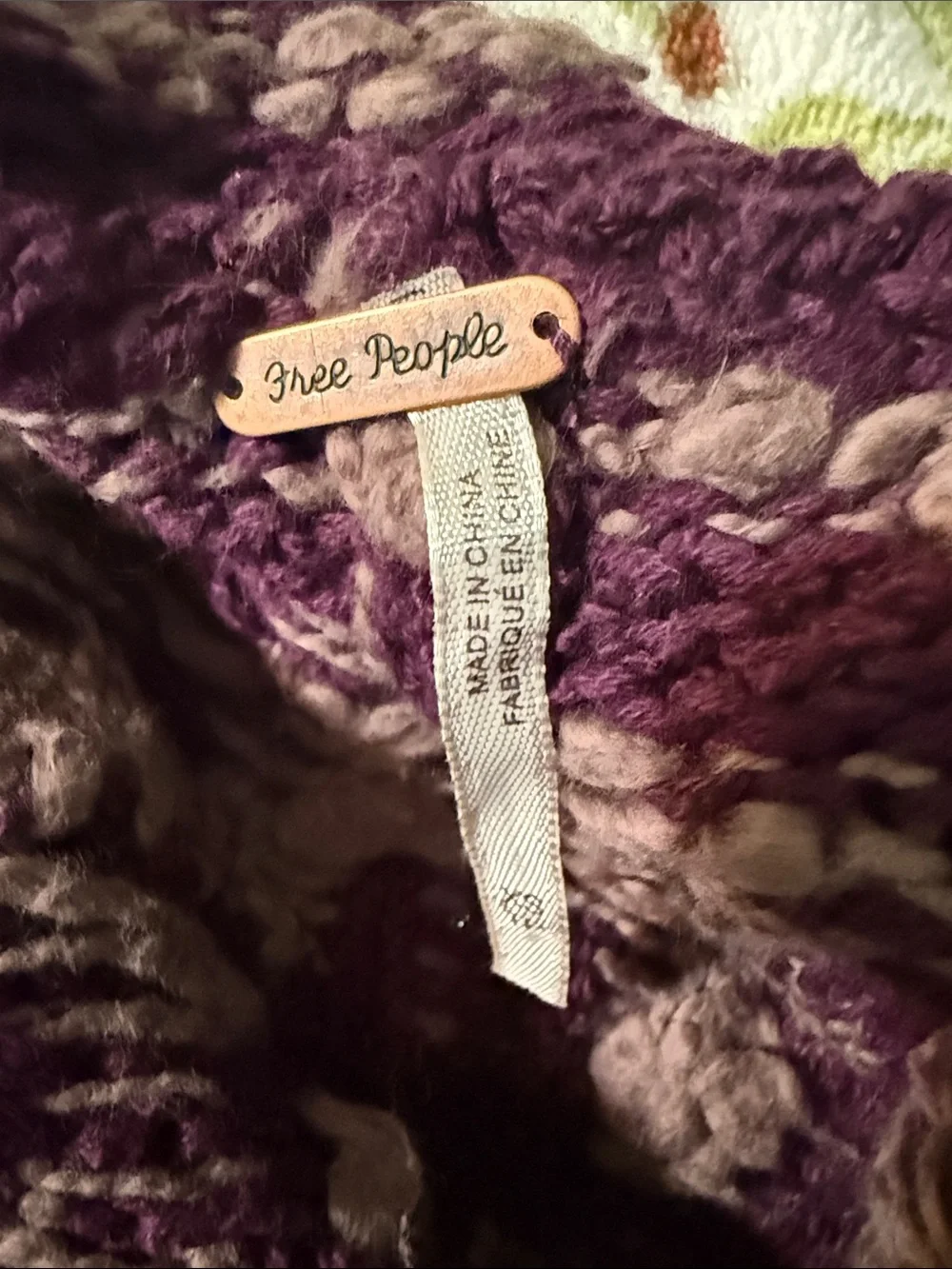 Free people heavy sweater- pancho